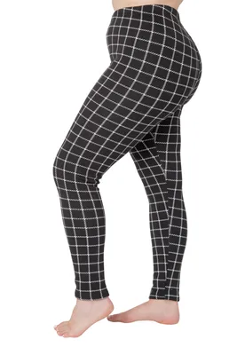 Checkers - Cozy Lined Leggings