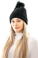 Black - Cozy Lined Hat