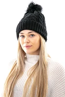 Black - Cozy Lined Hat