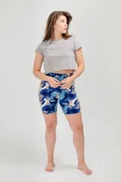 Blue Abstract  - Shorts