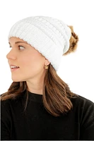 Blanc - bonnet confortable