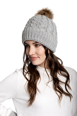 Grey - Cozy Lined Hat