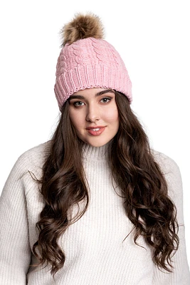 Pink - Cozy Lined Hat