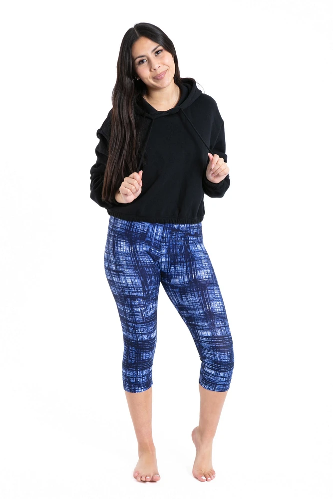 Blue Contrast - Capris