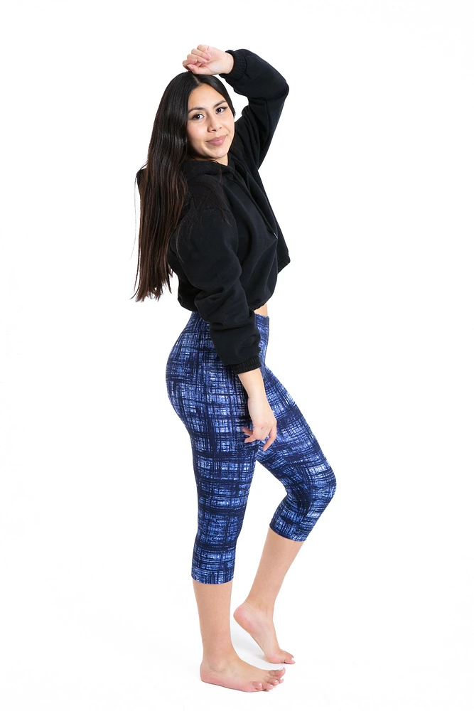 Blue Contrast - Capris