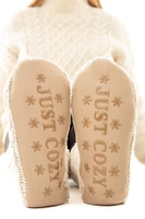 Beige - Cozy Slipper Socks