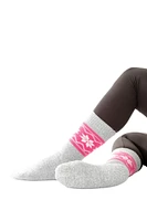 Grey & Pink - Thermal Socks