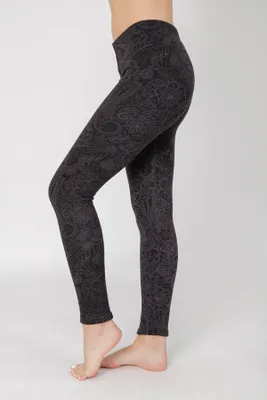 Floral & Paisley - Cozy Lined Leggings