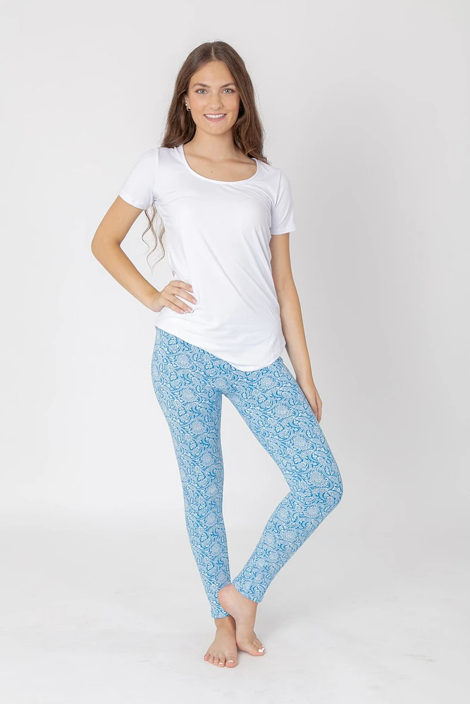 Paisley Blue - Cozy Lined