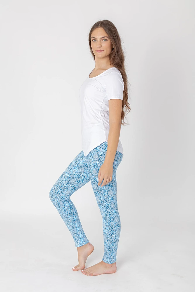 Paisley Blue - Cozy Lined