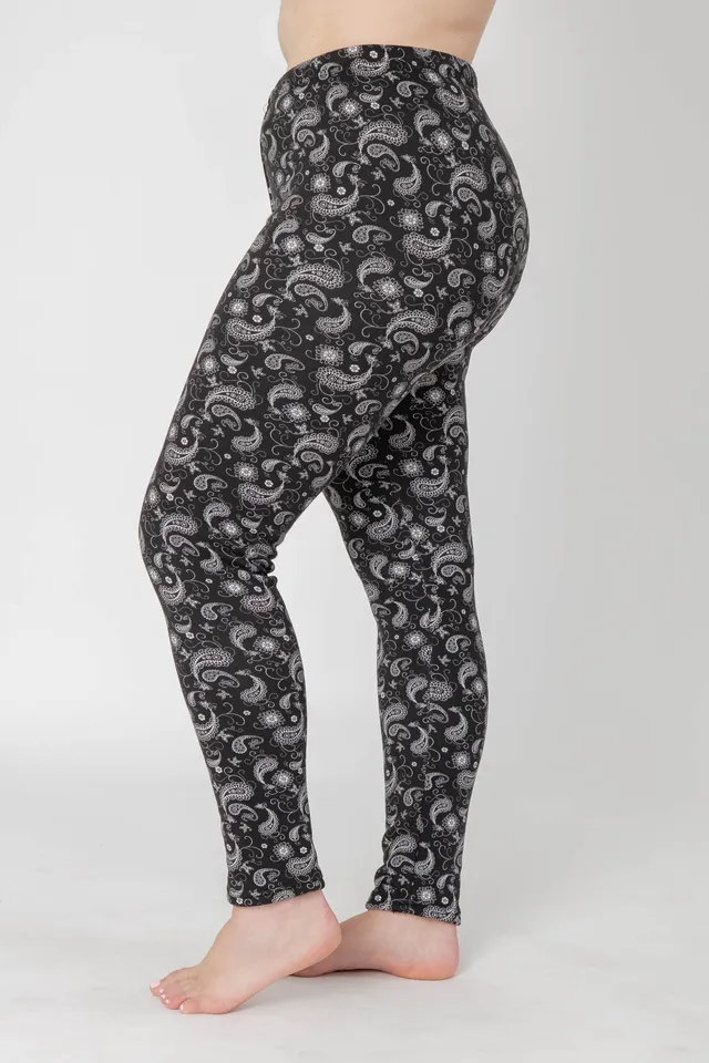 Fleece-Lined S-Shape Leggings – Natura