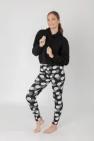 Plaid Dots - Cozy Lined Leggings