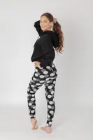 Plaid Dots - Cozy Lined Leggings