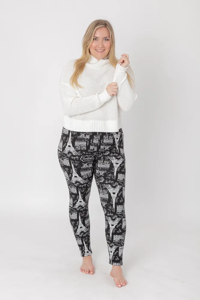 Paris - Cozy Lined Leggings