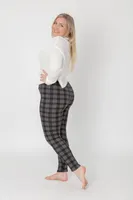 Checkered - Cozy Lined Leggings