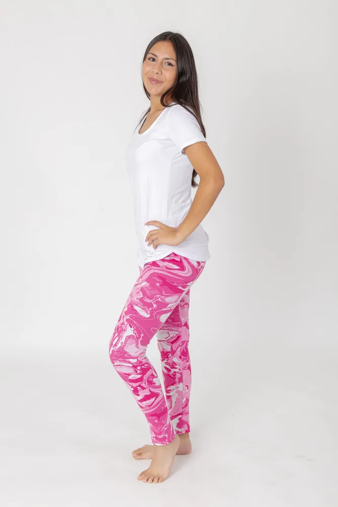 Fuchsia Tye - Cozy Lined Leggings