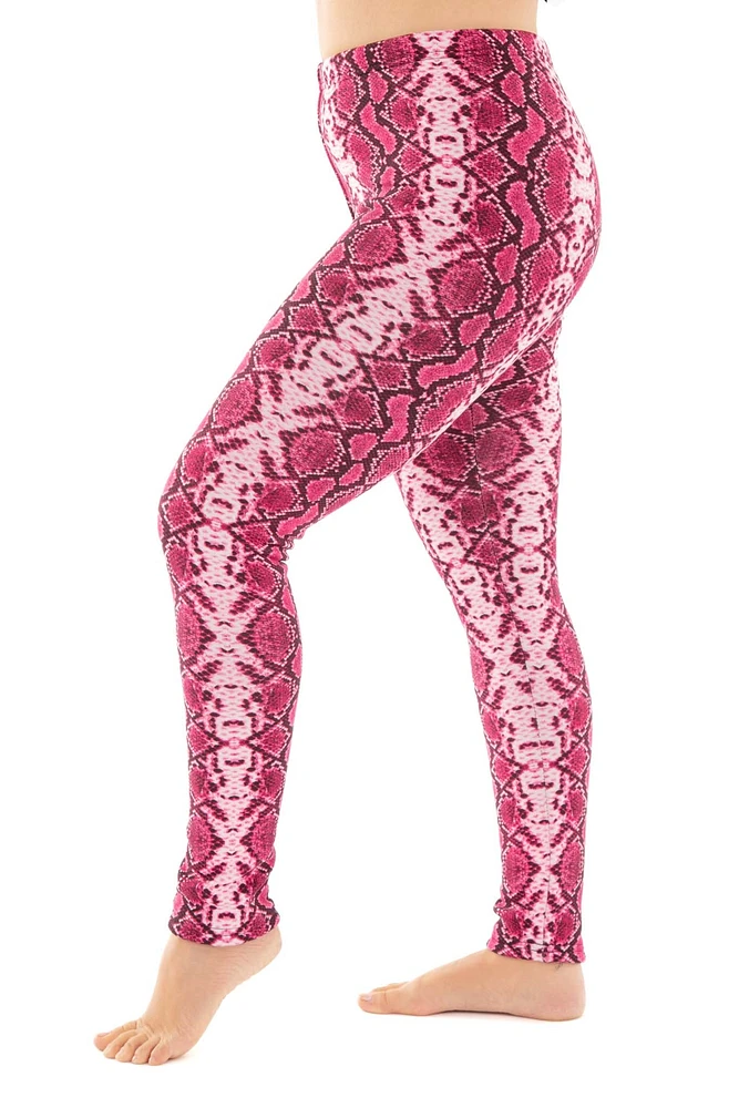 Fuchsia Snake - Cozy Lined