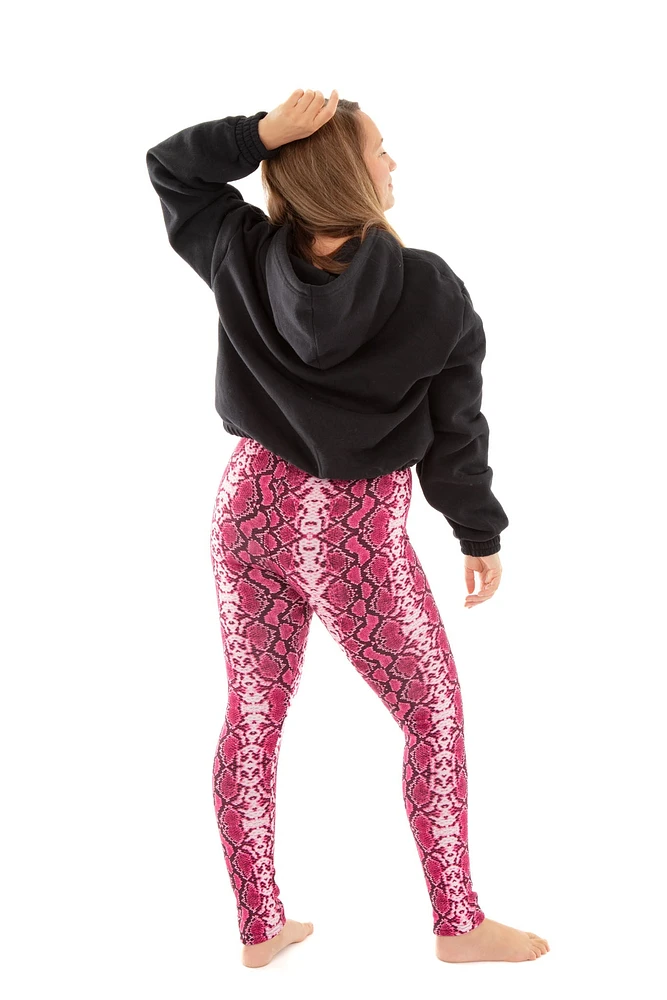 Fuchsia Snake - Cozy Lined