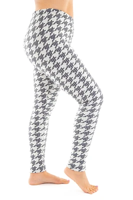 Gray Houndstooth - Cozy Lined