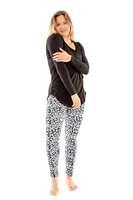 Floral Shape - Cozy Lined Leggings