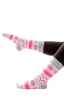 Grey & Pink Marbled - Thermal Socks