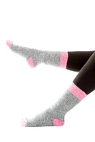 Grey & Pink Marbled - Thermal Socks