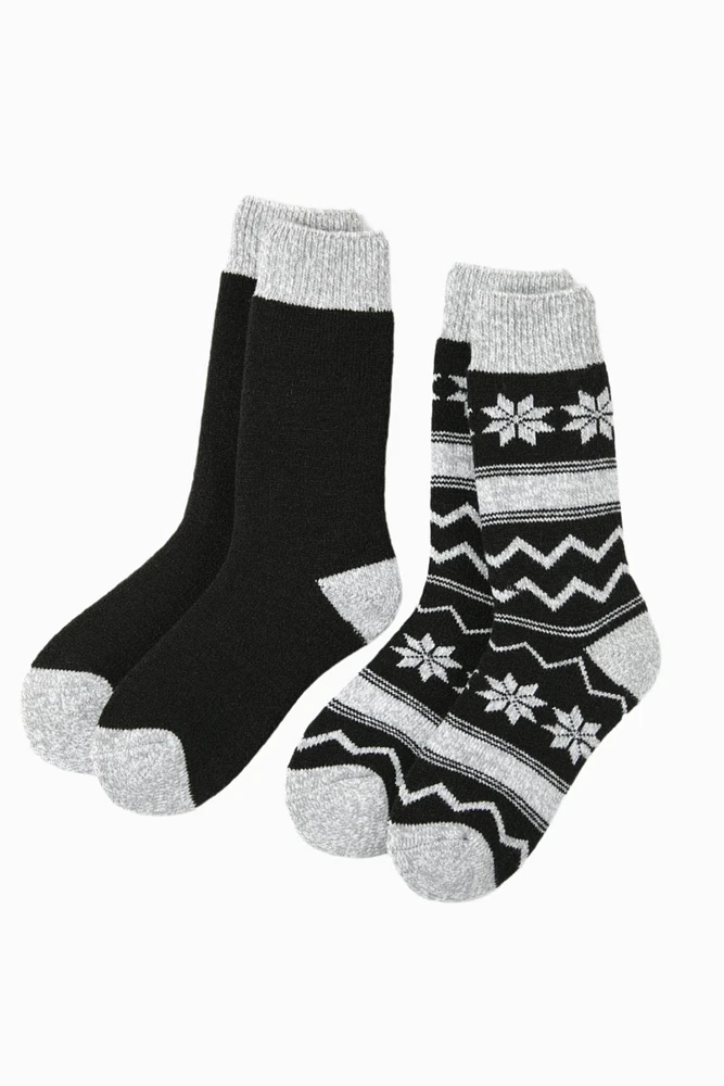 Black & Grey - Thermal Socks