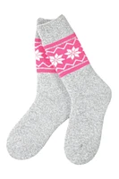 Grey & Pink - Thermal Socks