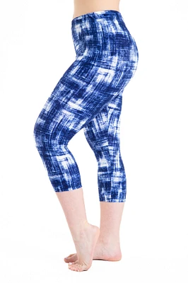 Blue Contrast - Capris