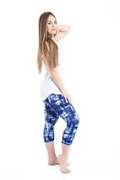 Blue Contrast - Capris