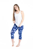 Blue Contrast - Capris