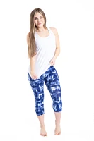 Blue Contrast - Capris