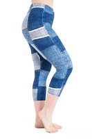 Denim Patch - Capris