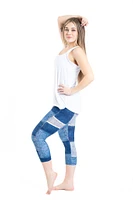 Denim Patch - Capris