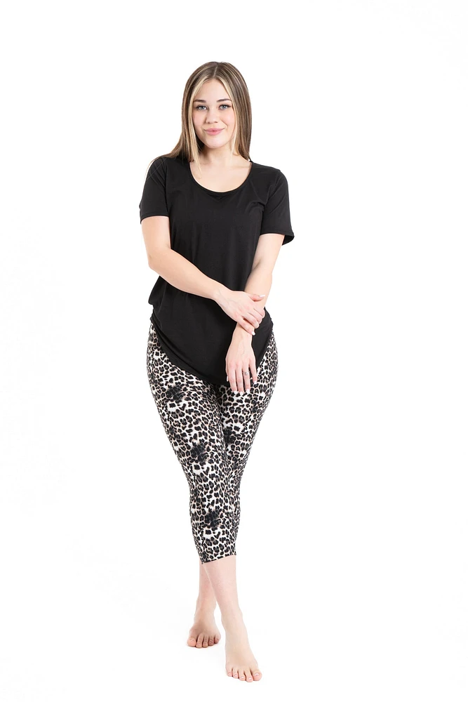 Wild Leopard - Capris