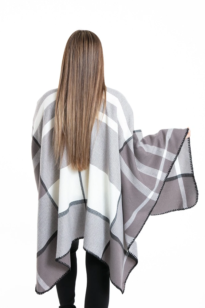 Dominique - Poncho Scarf