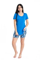 Blue Strokes - Shorts