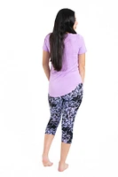 Lilac Splash - Capris