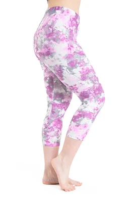 Grey & Pink Dye - Capris