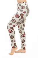 Reindeer Chic - Cozy Lined Leggings