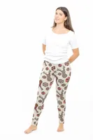 Reindeer Chic - Cozy Lined Leggings