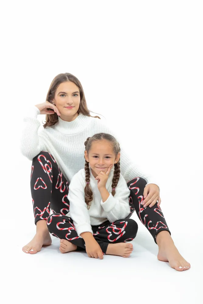 Candy Cane - Cozy Lined Leggings