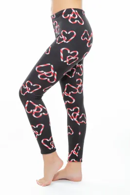Candy Cane - Cozy Lined Leggings