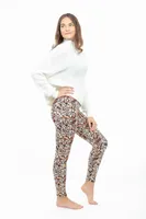 Leopard Chic - Cozy Lined Leggings