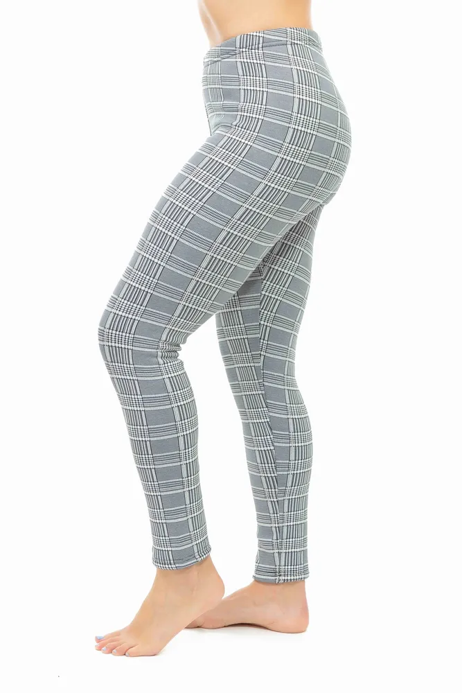 Just Cozy Glen Check - Cozy Lined Leggings