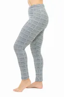 Glen Check - Cozy Lined Leggings