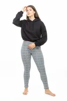 Glen Check - Cozy Lined Leggings