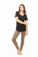 Brown Lynx - Cozy Lined Leggings