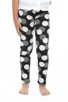 Plaid Dots Kid's - Cozy Lined Leggings