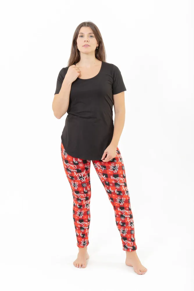 Plaid Joy - Cozy Lined Leggings